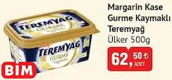 ÜLKER TEREMYAĞ MARGARİN KASE GURME KAYMAKLI 500 G